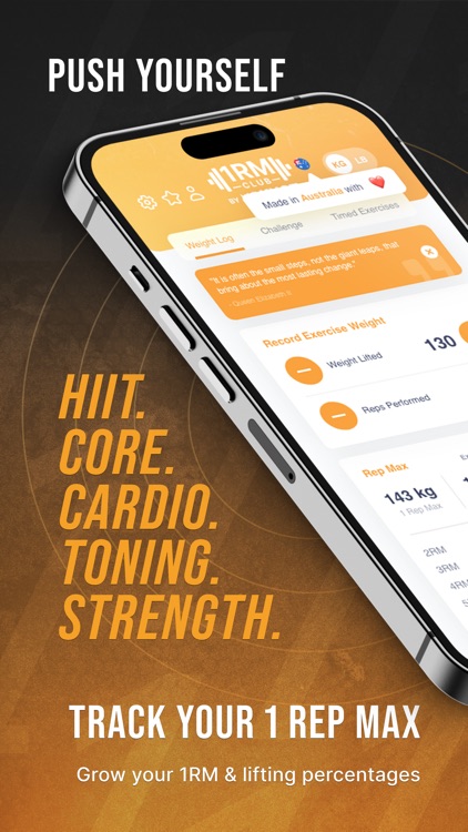 1RM Club: Rep Calculator & Log