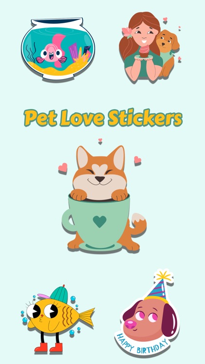 Pet Love Stickers - WASticker