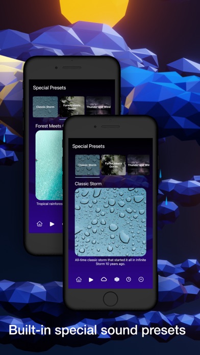 Infinite Storm: Rain Sounds Screenshot