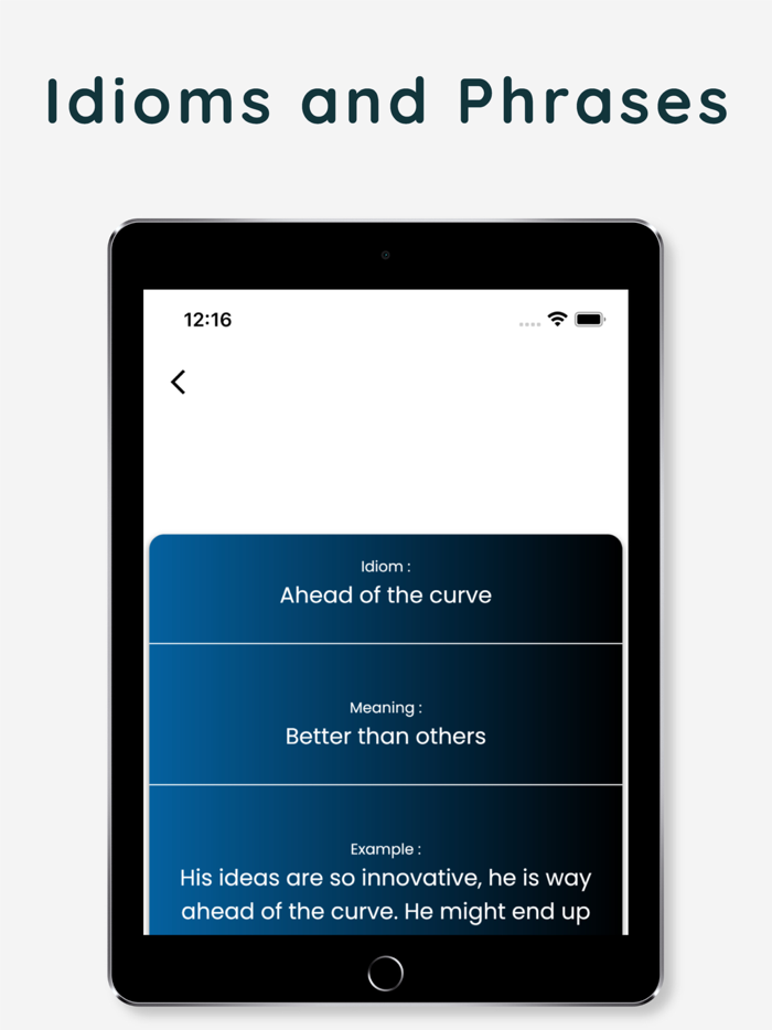 Idioms and Phrases  Learn