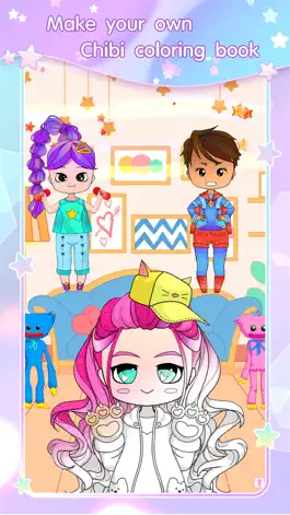 Game screenshot Chibi Doll Coloring & Dress Up mod apk