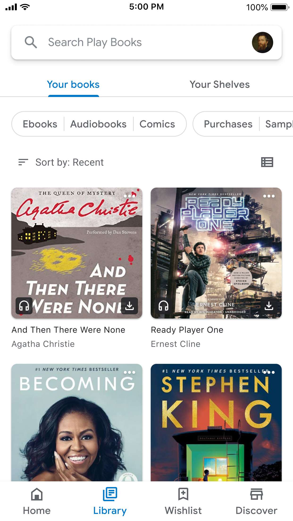 Google Play Books & Audiobooks screenshot 4