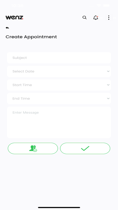 Wenz App Screenshot
