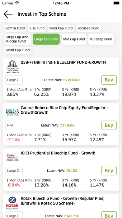 MG Wealth Screenshot