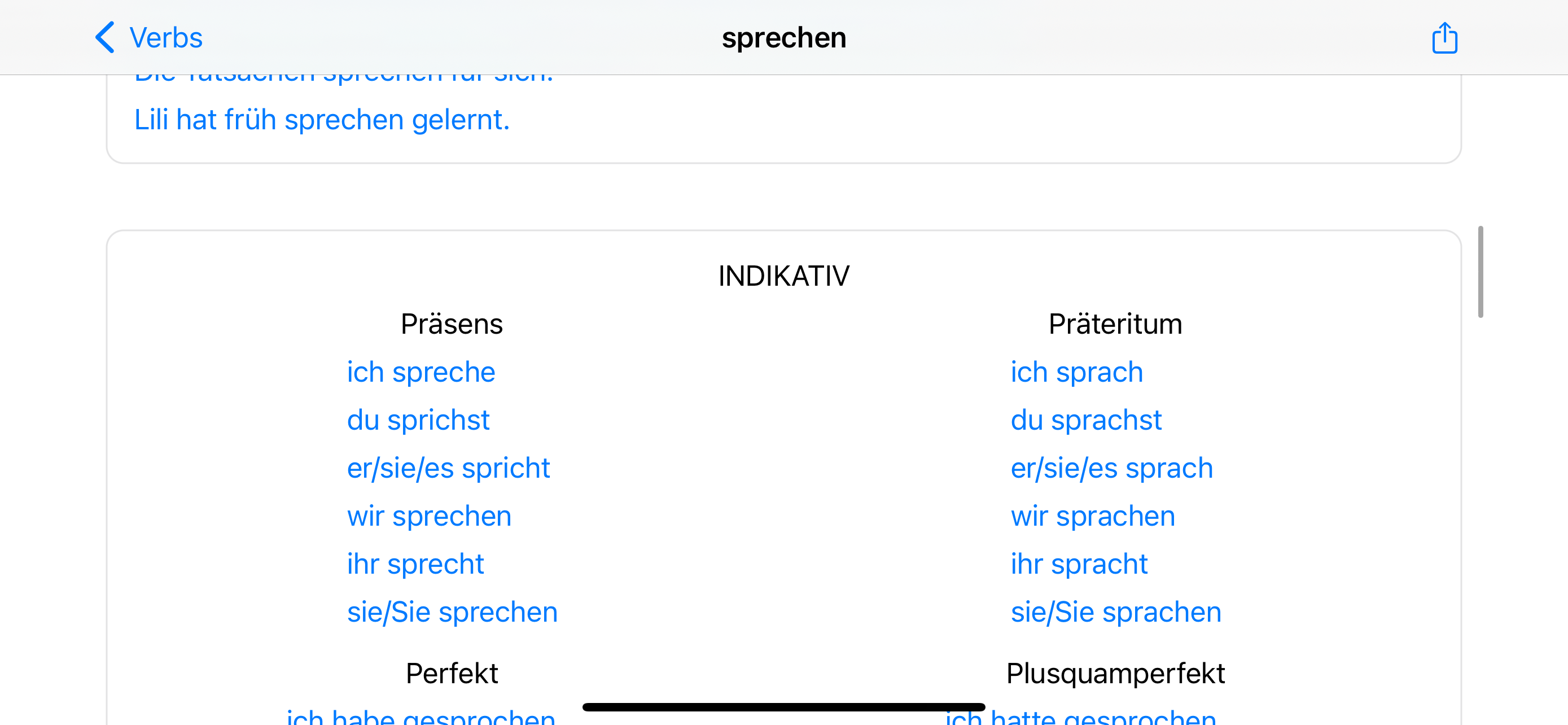 Deutsche Verben