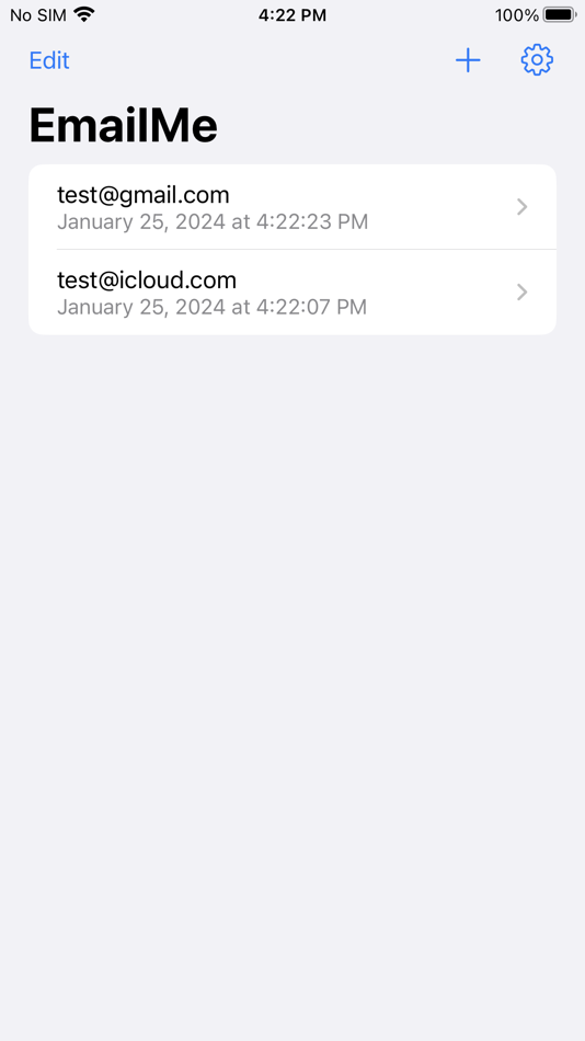 #1. EmailMe - Email yourself (iOS) 作者: Pietro Gambatesa