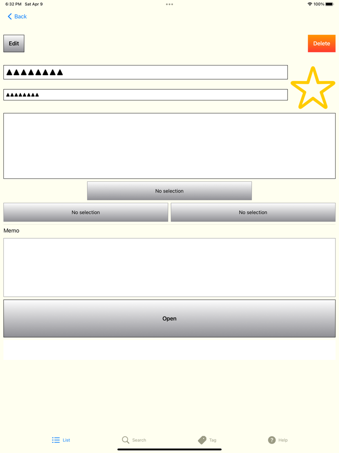 Organize recipes App