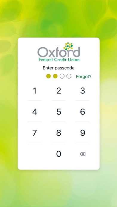 Oxford FCU Screenshot