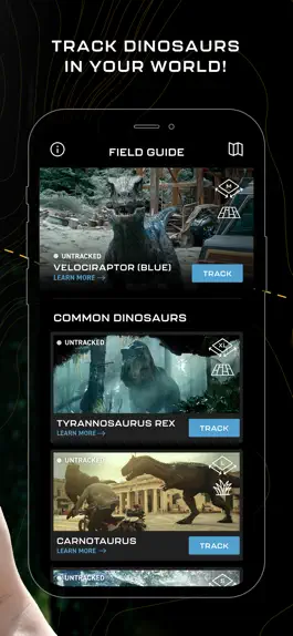 Game screenshot Jurassic World Dinotracker AR apk