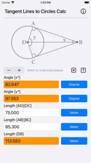 How to cancel & delete tangent lines to circles calc 4