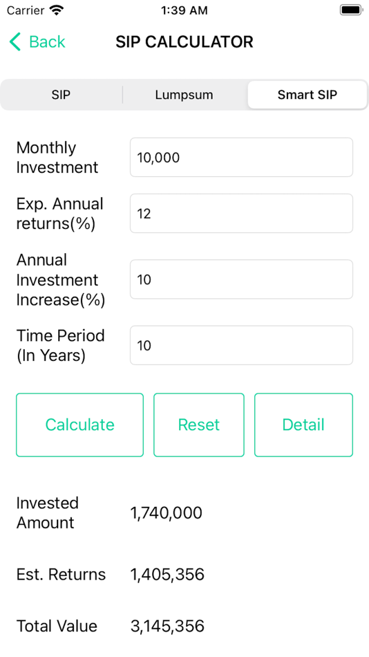 #3. SIP & EMI Calculator (iOS) 由: Sahil Kumar Bansal