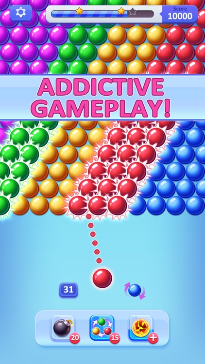 Bubble Shooter Game 3 Level 41 - 45 🏆 ( Best Bubble Pop Game ) 