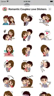 romantic couples love stickers problems & solutions and troubleshooting guide - 3