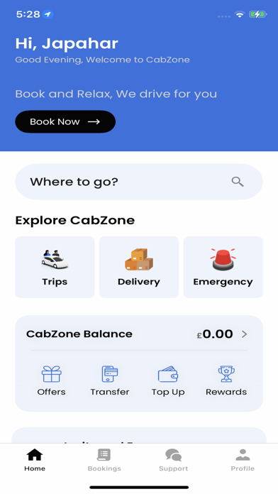 CabZone Screenshot