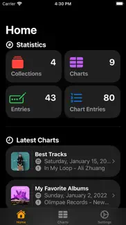 chart your music iphone screenshot 1