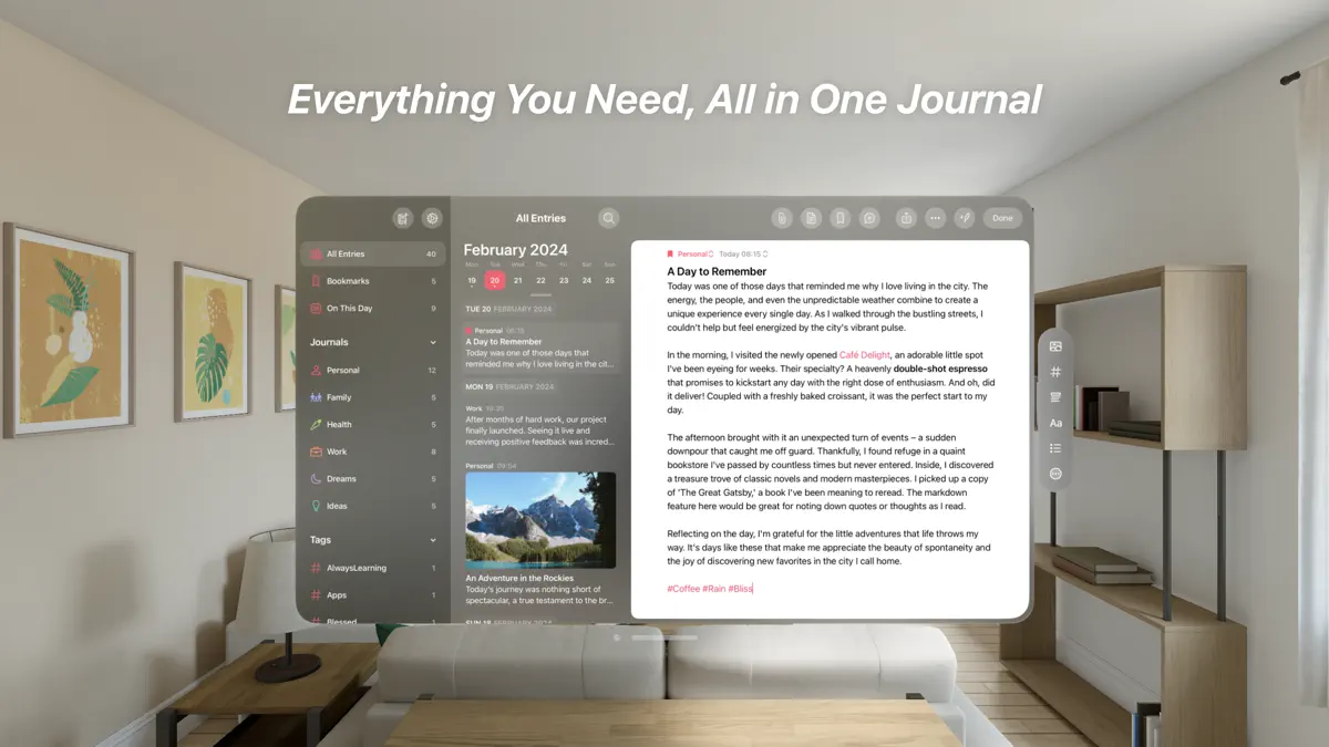 Daily Journal: Everlog screenshot 1