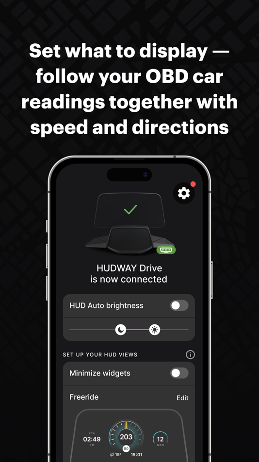 #3. HUDWAY Drive: HUD for any car (iOS) 由: HUDWAY LLC
