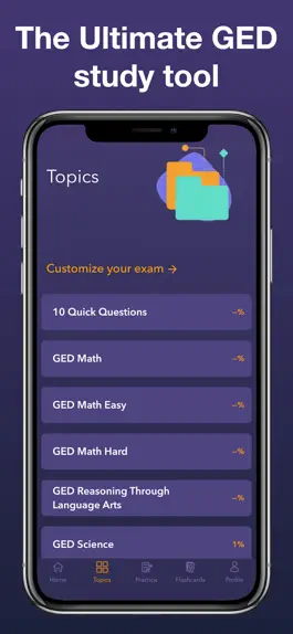 Game screenshot GED Practice Test Prep 2023 mod apk