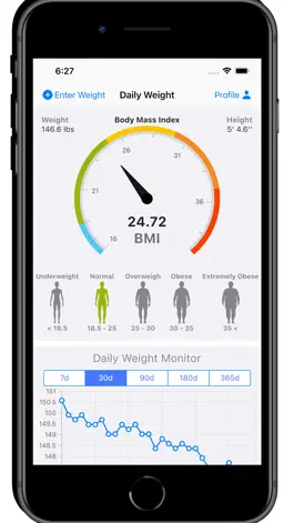 Game screenshot DailyWeight: weight monitor mod apk