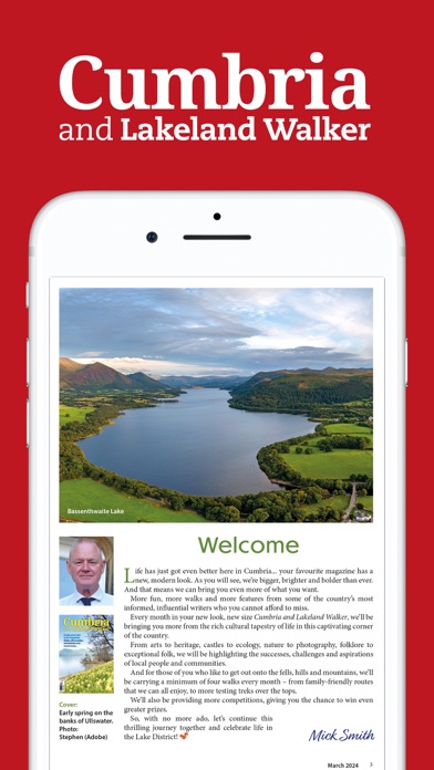Cumbria and Lakeland Walker Screenshot