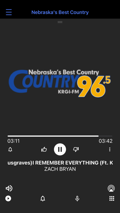 Country 96 KRGI-FM Screenshot