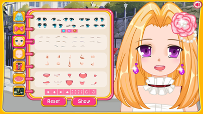 Anime dress up avatar game Screenshot