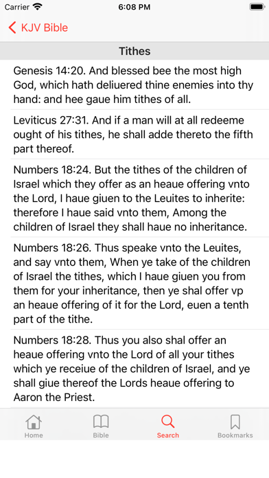 1611 KJV Bible Screenshot