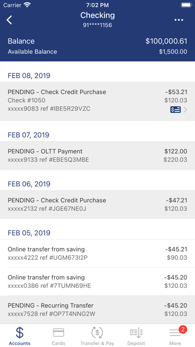 Watertown Savings Bank Screenshot