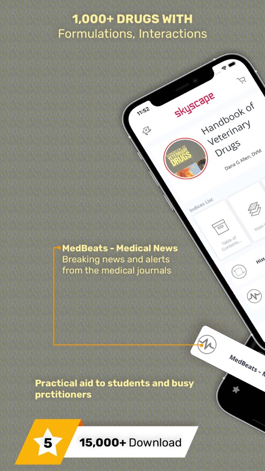 #1. Handbook of Veterinary Drugs (macOS) 来自: Skyscape Medpresso Inc
