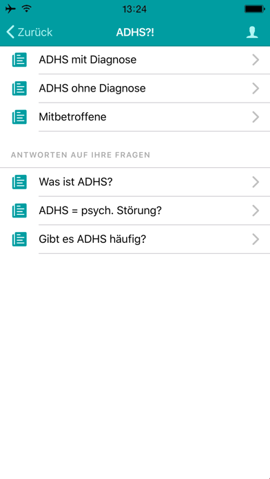 ADHS App Screenshot