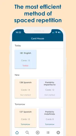 Game screenshot Card House: Spaced Repetition apk