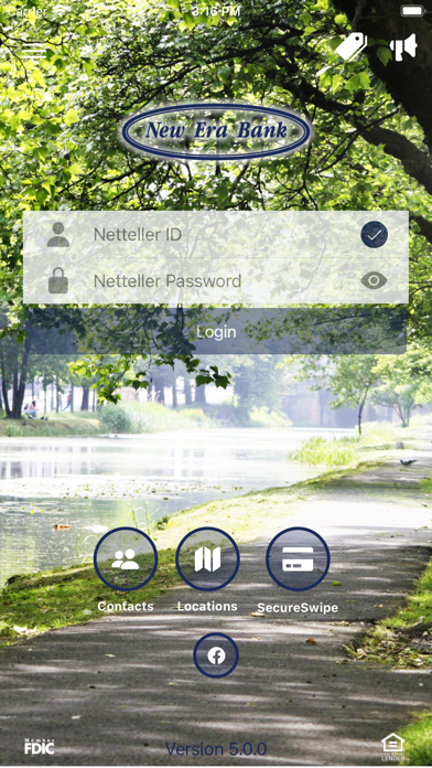 New Era Bank Mobile Banking Screenshot