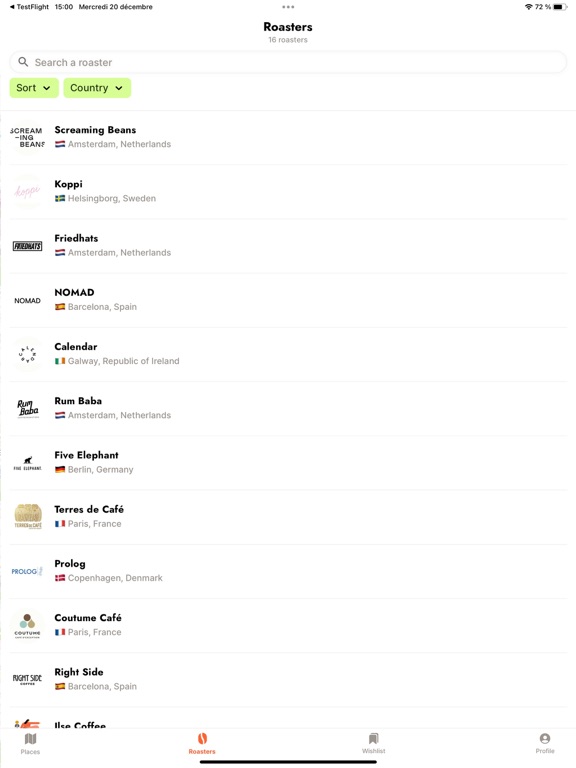 COMYU iPad screenshot 1 - Food & Drink app