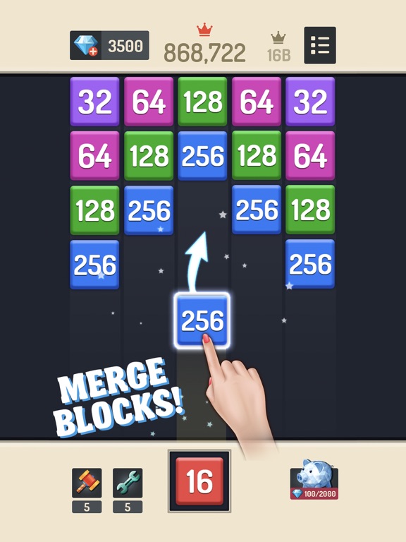 Screenshot #5 pour Merge Block - Number Puzzle