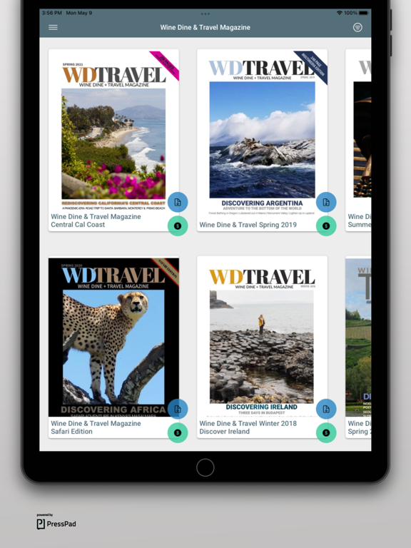 Screenshot #5 pour Wine Dine & Travel Magazine