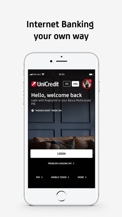 Mobile Banking UniCredit Screenshot