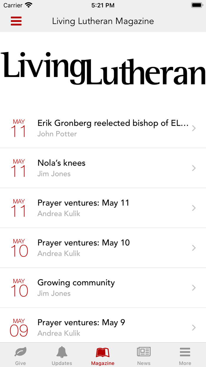 ELCA Giving Tool by Tithe.ly