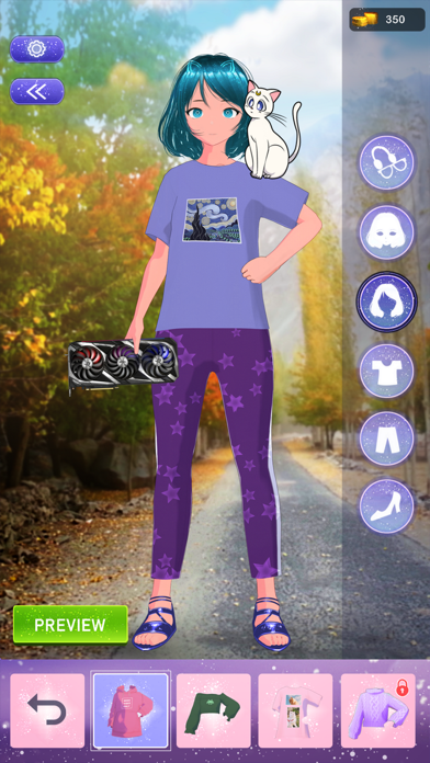 Fashion Model Anime Girls Game Screenshot