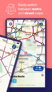 madrid metro - map and routes iphone screenshot 2