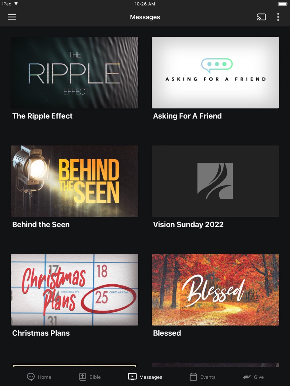 iPad screenshot