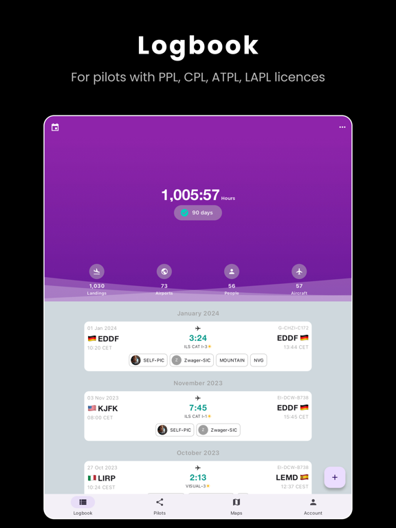 Screenshot #4 pour FLYLOG.io - For Pilots