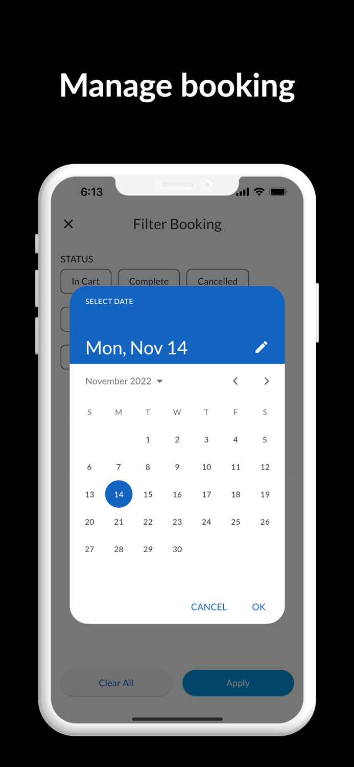 Admin app WooCommerce