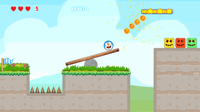 Plants Ball 4 - Red Ball Game screenshot 3