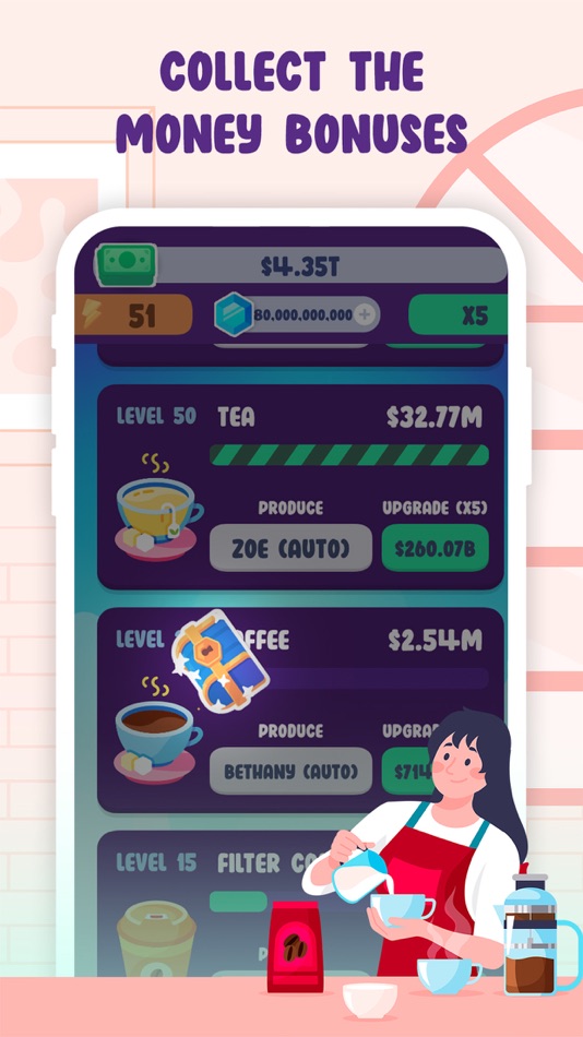 #4. Idle Beverage Tycoon (iOS) 게시자: Tuna Ozcelik