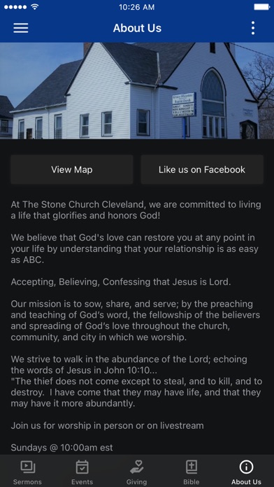 The Stone Church Cleveland Screenshot