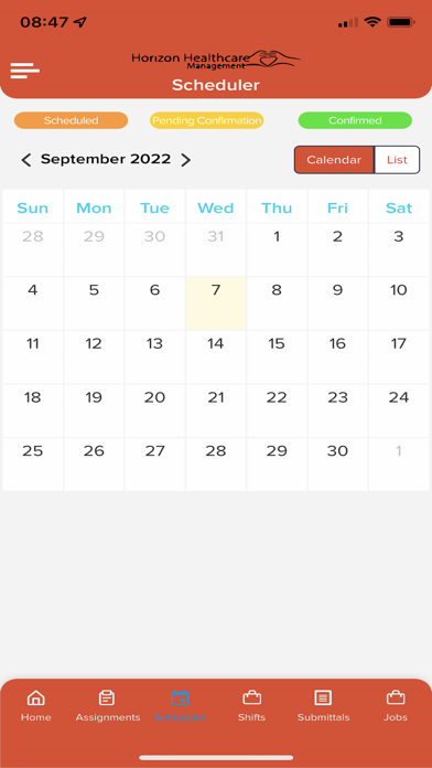 Horizon Healthcare Management Screenshot
