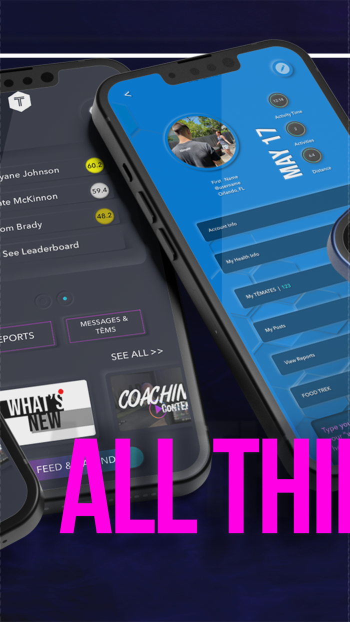 TĒM APP - Virtual Health Club