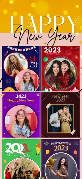 Game screenshot New Year Frames Photo Collage hack