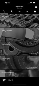 Dumbbell Home Workout screenshot #4 for iPhone