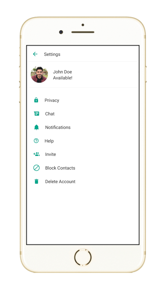 #8. React Native Chat App Demo (iOS) Podle: RAO INFORMATIONTECHNOLOGY PRIVATE LIMITED
